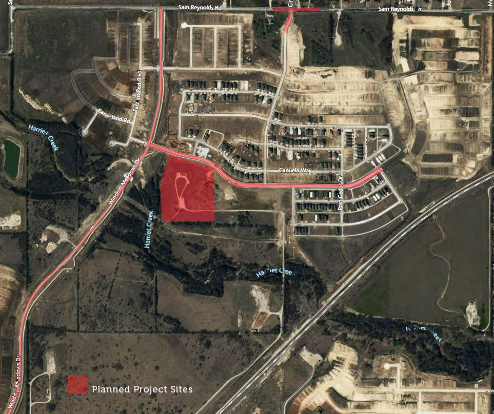 Wildflower Ranch Fort Worth, TX Planned Project Sites